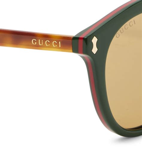 gucci green round sunglasses|vintage green gucci sunglasses.